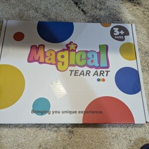 adidas White Multicolor Magical Tear Art Kit
